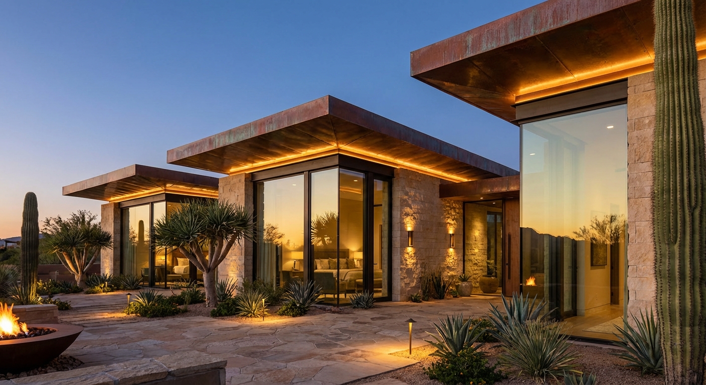 AEON Wellness Residence Exterior - Desert Modern Architecture